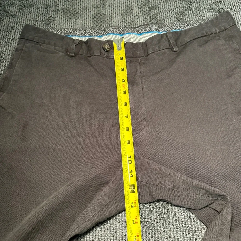 Bonobos Mens Chino Pants 38x30 Brown Flat Front Cotton Trousers Casual Dress